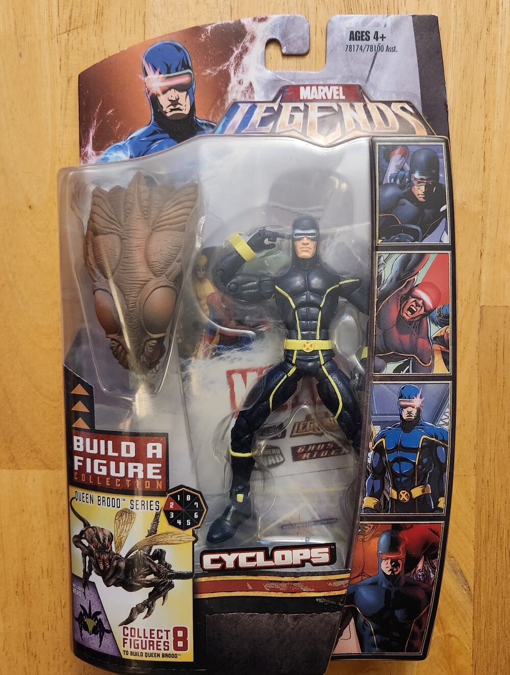 Marvel Legends CYCLOPS  BAF Queen Brood (Hasbro, 2007) NIB Sealed